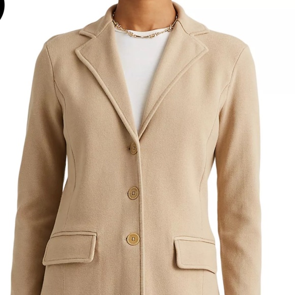 LAUREN RALPH LAUREN Sweater Knit Cotton Blend Blazer CURRENT FALL Collection, M - Picture 16 of 16